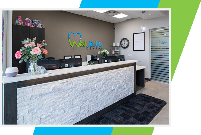 Welcoming Reception Area West Airdrie Dental | General & Family Dentist | West Airdrie